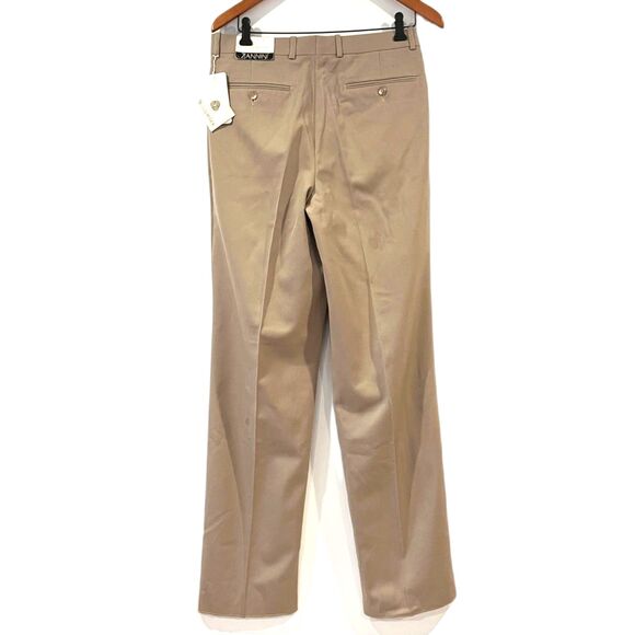 Vintage Zannini Deadstock Men's Dress Pants Size 31 x 35 Unhemmed NEW - Picture 2 of 11